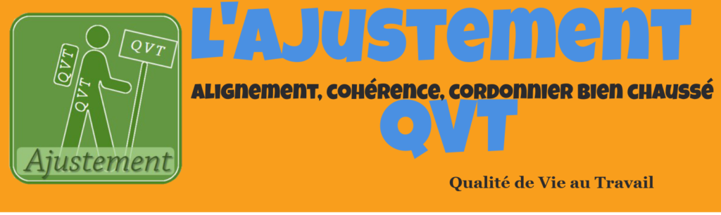 QVT Qualité de Vie au Travail laqvt.fr Novéquilibres infographie ajustement QVT Qualité de Vie au Travail laqvt.fr