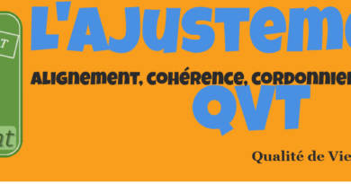 QVT Qualité de Vie au Travail laqvt.fr Novéquilibres infographie ajustement QVT Qualité de Vie au Travail laqvt.fr