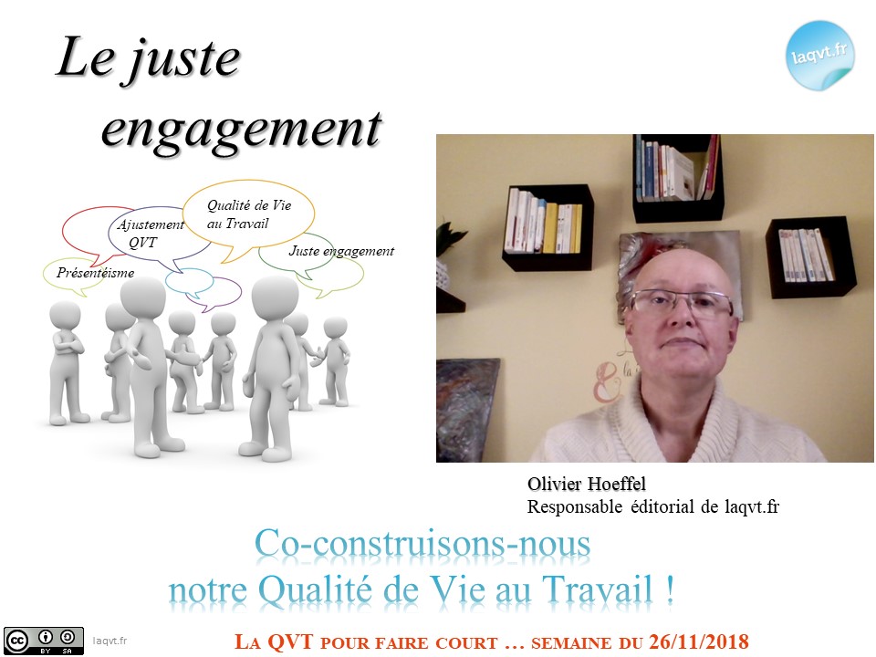 QVT Qualité de Vie au Travail laqvt.fr vidéo actualité 2018-11-29
